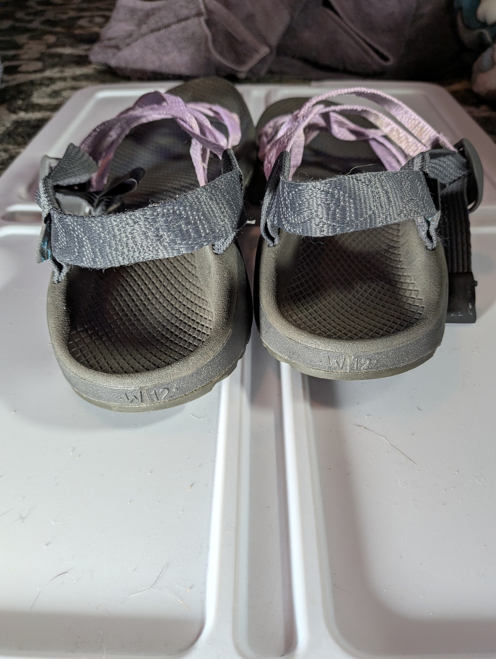 Purple Chaco ZX/2 Classic Women's Size 12 Dual Adjustable Strap Sandals - Picture 3 of 5